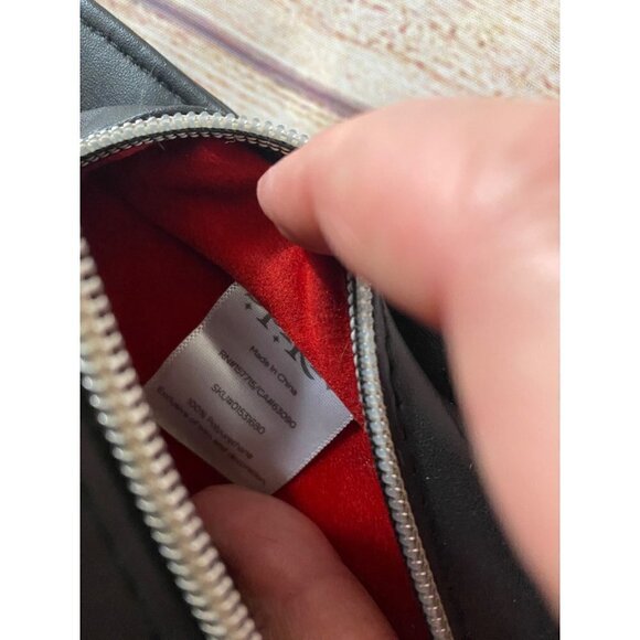 Spirit Halloween Women's Goth Coffin Crossbody W/Red Velvet Lining - OS - Picture 8 of 9